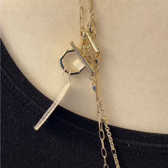 Kendra Scott Framed Tessa Multi Strand Necklace - NWT - Blue Lapis - Picture 7 of 14